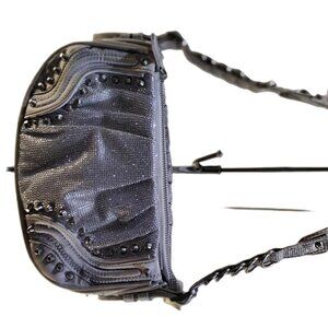 ZARA METALIC SILVER SHOULDER SMALL BAG